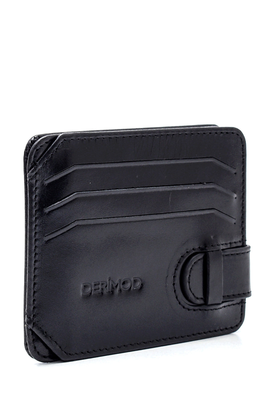 Men's Black Leather Card Holder