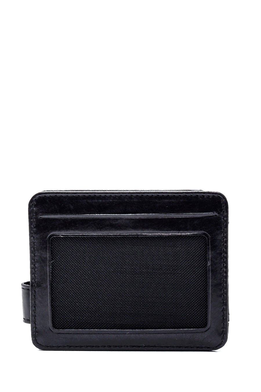 Men's Black Leather Card Holder
