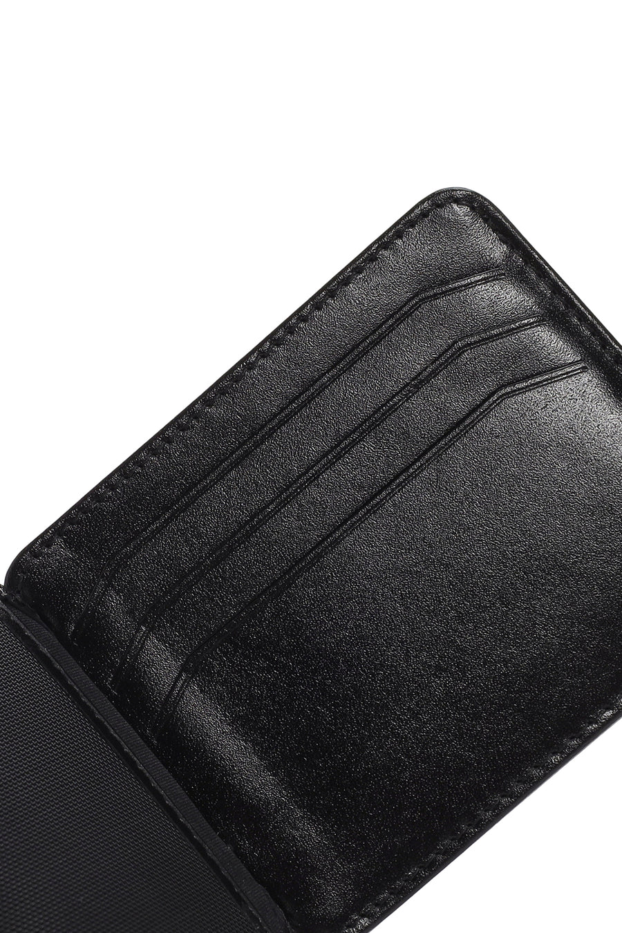 Men's Black Green Leather Card Holder