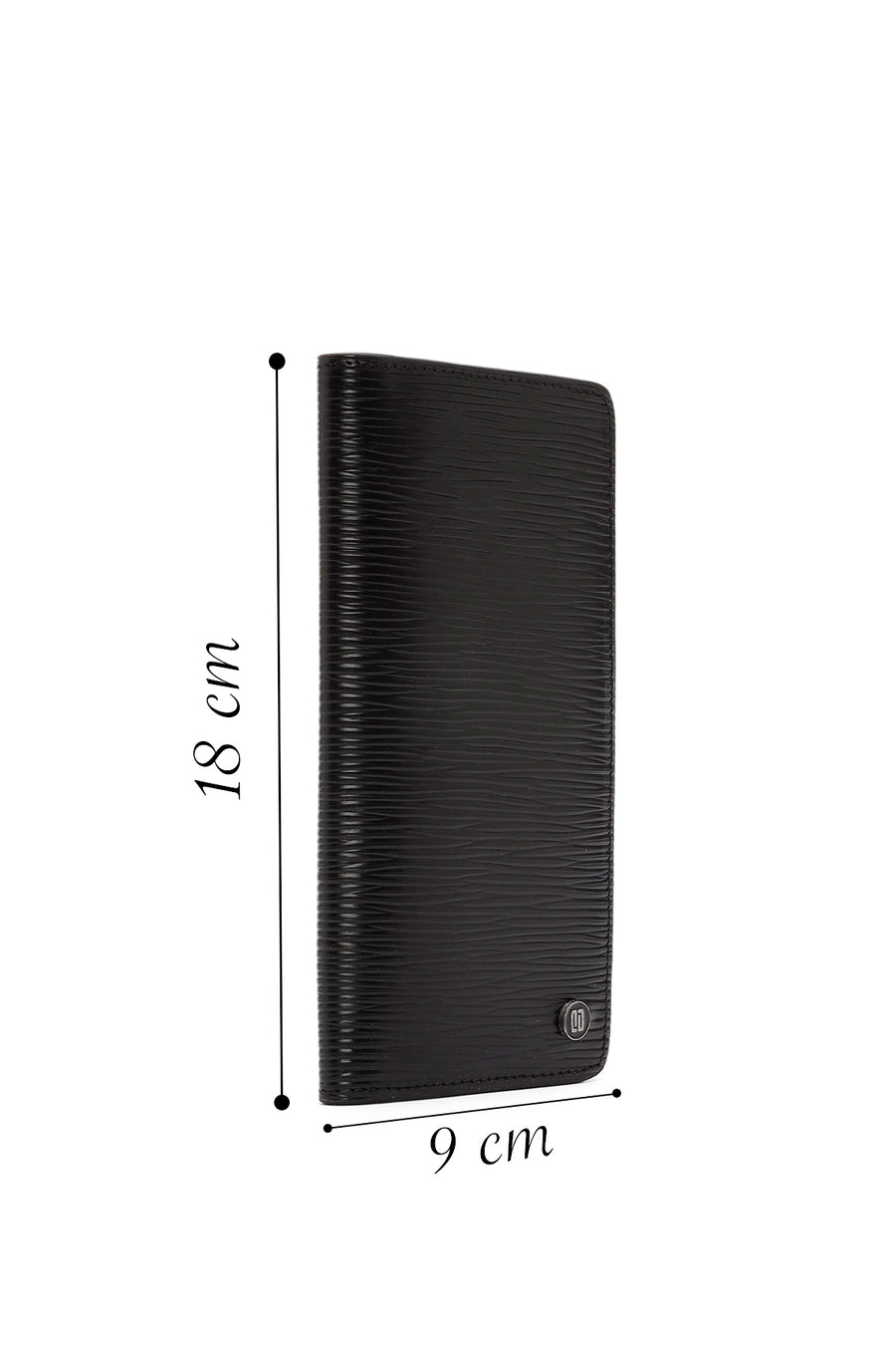 
Men's Black Printed Leather Wallet
