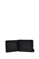 Erkek Siyah Deri Kartlık | Derimod