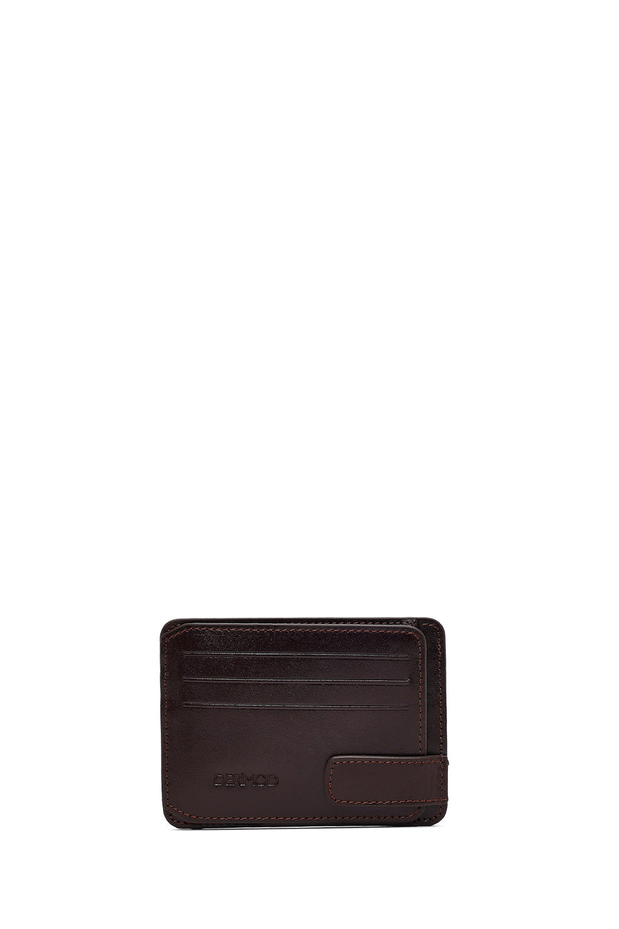 Men's Brown Leather Card Holder 000A2D314418 | Derimod