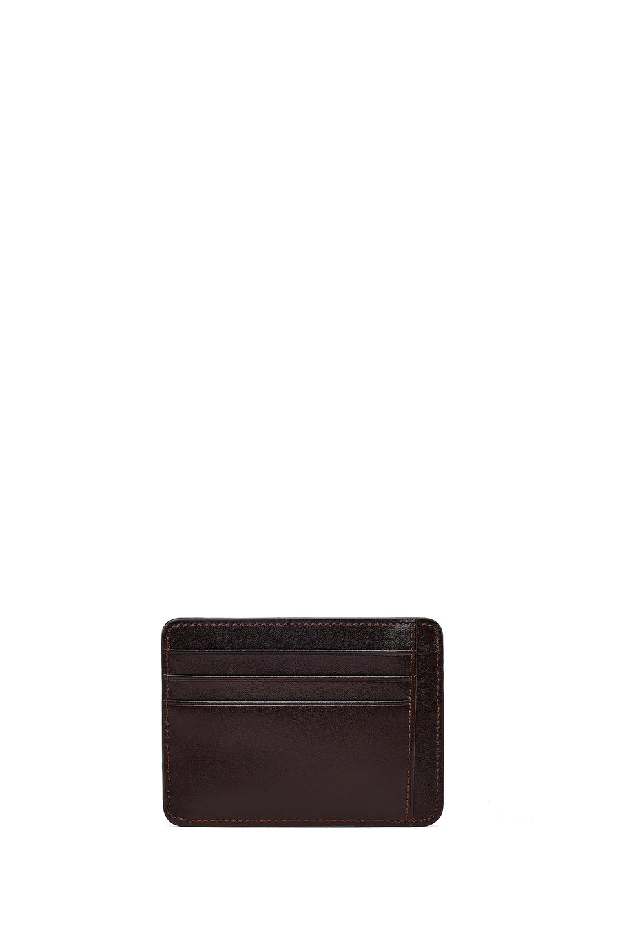 Men's Brown Leather Card Holder