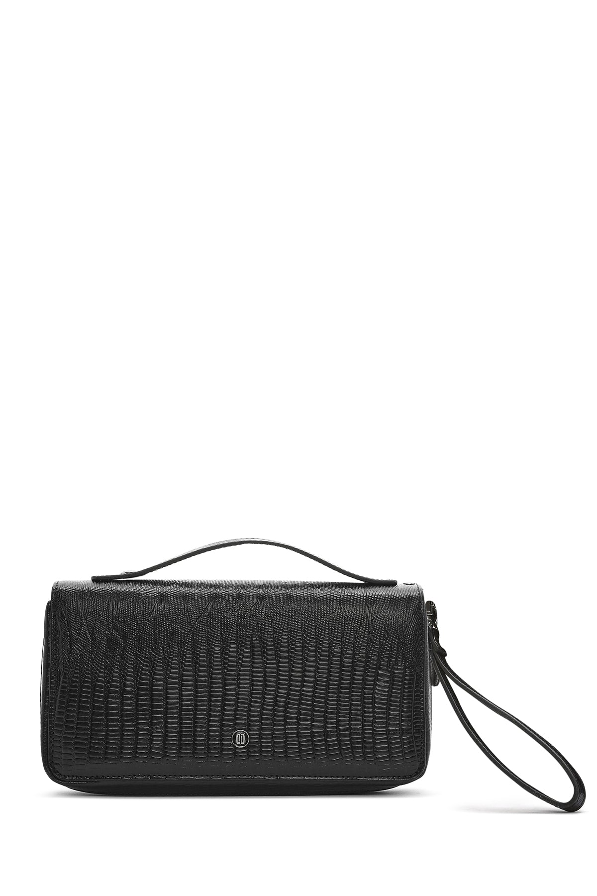 Erkek Siyah Desenli Deri Cüzdan 000A2D3149KR | Derimod