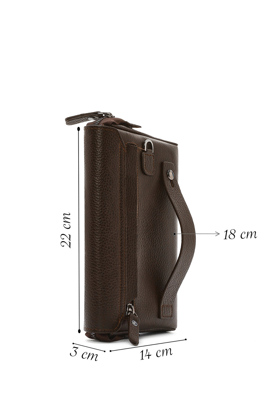 Men's Brown Leather Wallet