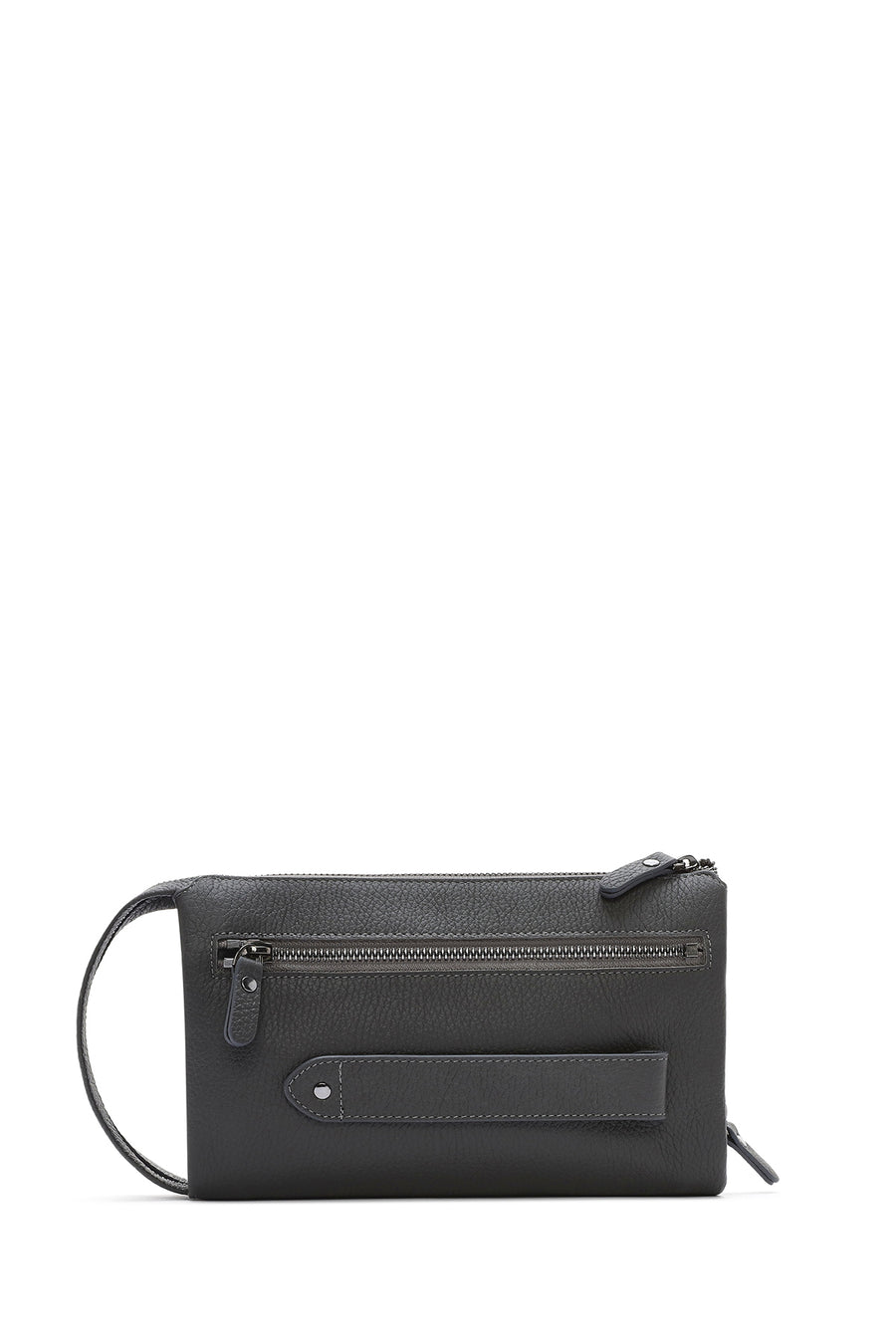 Men's Gray Leather Wallet