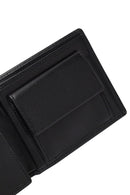 Men's Black Leather Wallet | Derimod
