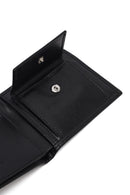 Men's Black Leather Wallet | Derimod