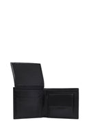 Men's Black Leather Wallet | Derimod