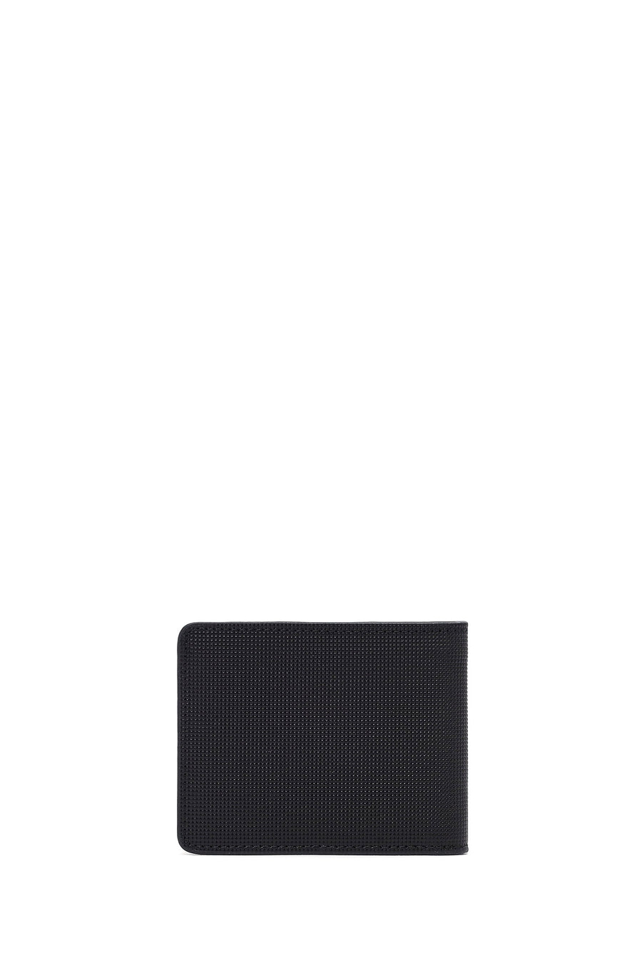Men's Black Printed Leather Wallet