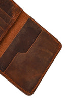 Erkek Kahverengi Deri Kartlık | Derimod