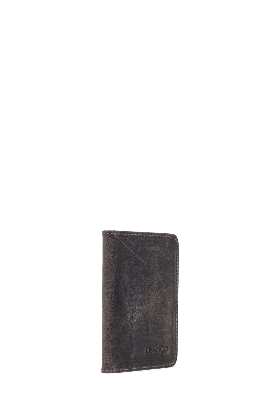 Men's Gray Leather Cardholder