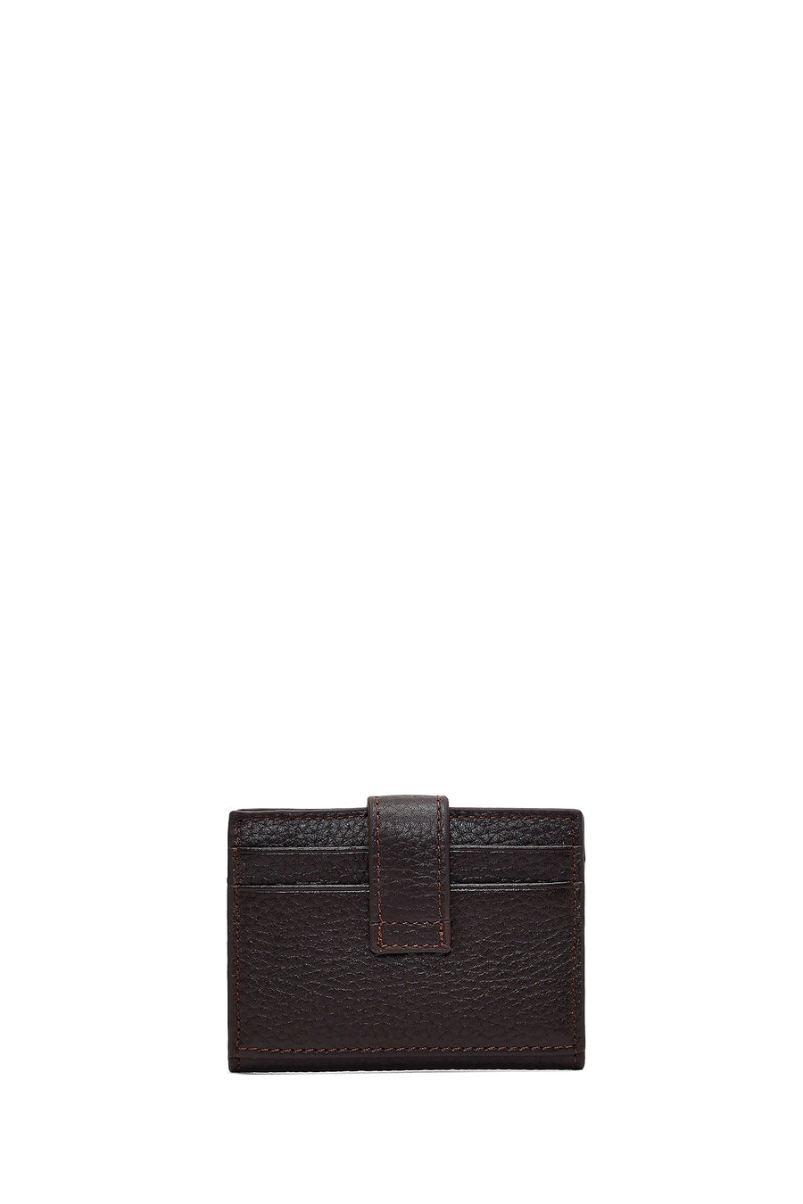 Men's Brown Leather Card Holder