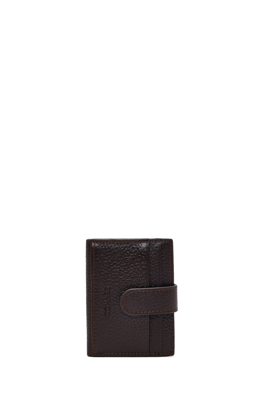 Men's Brown Leather Card Holder
