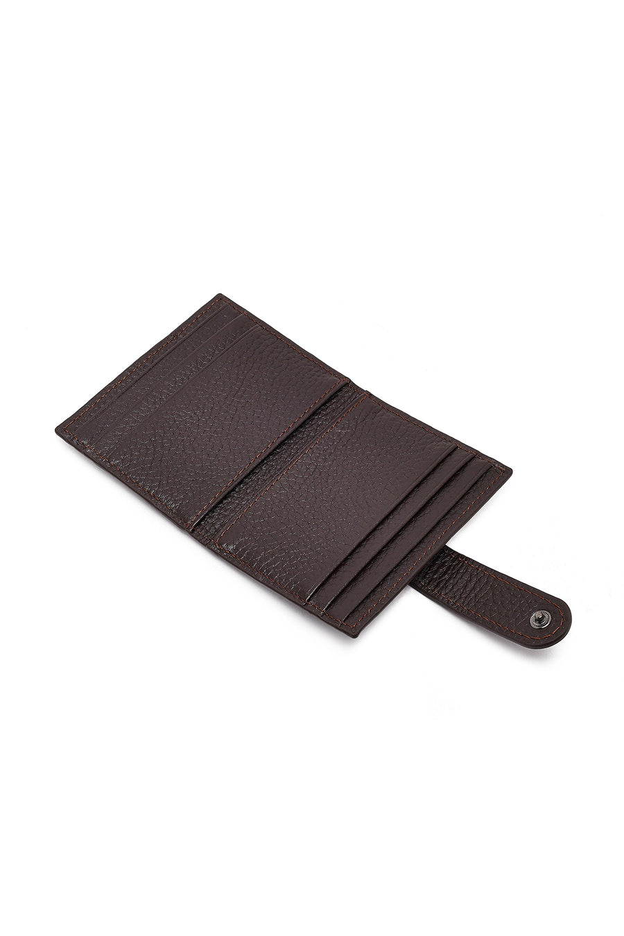 Men's Brown Leather Card Holder