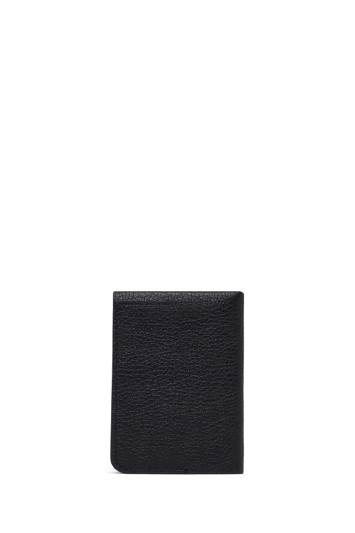 Erkek Siyah Deri Kartlık