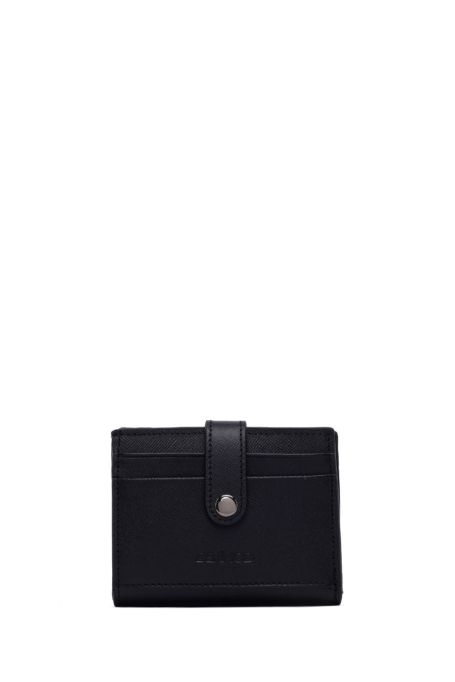 Male Black Printed Leather Cardholder 000A2D3510CV | Derimod