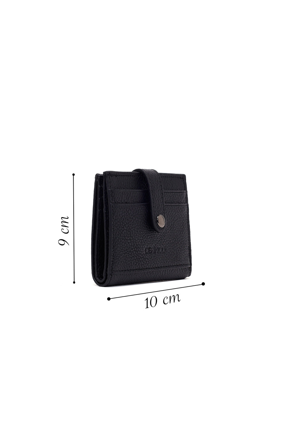 Male Black Leather Cardholder