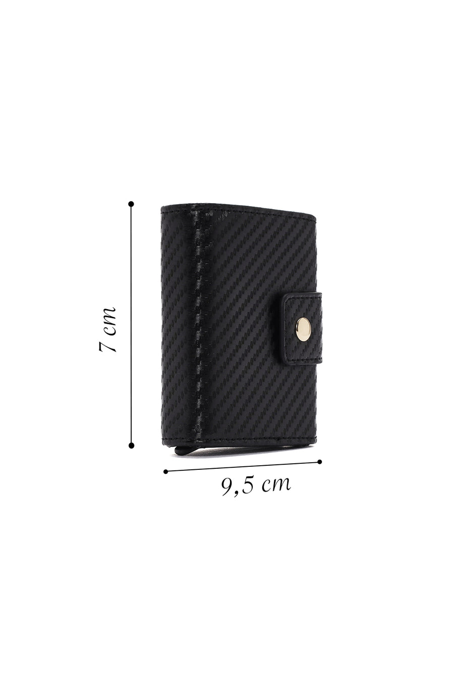 Men's Black Mechanism Wallet