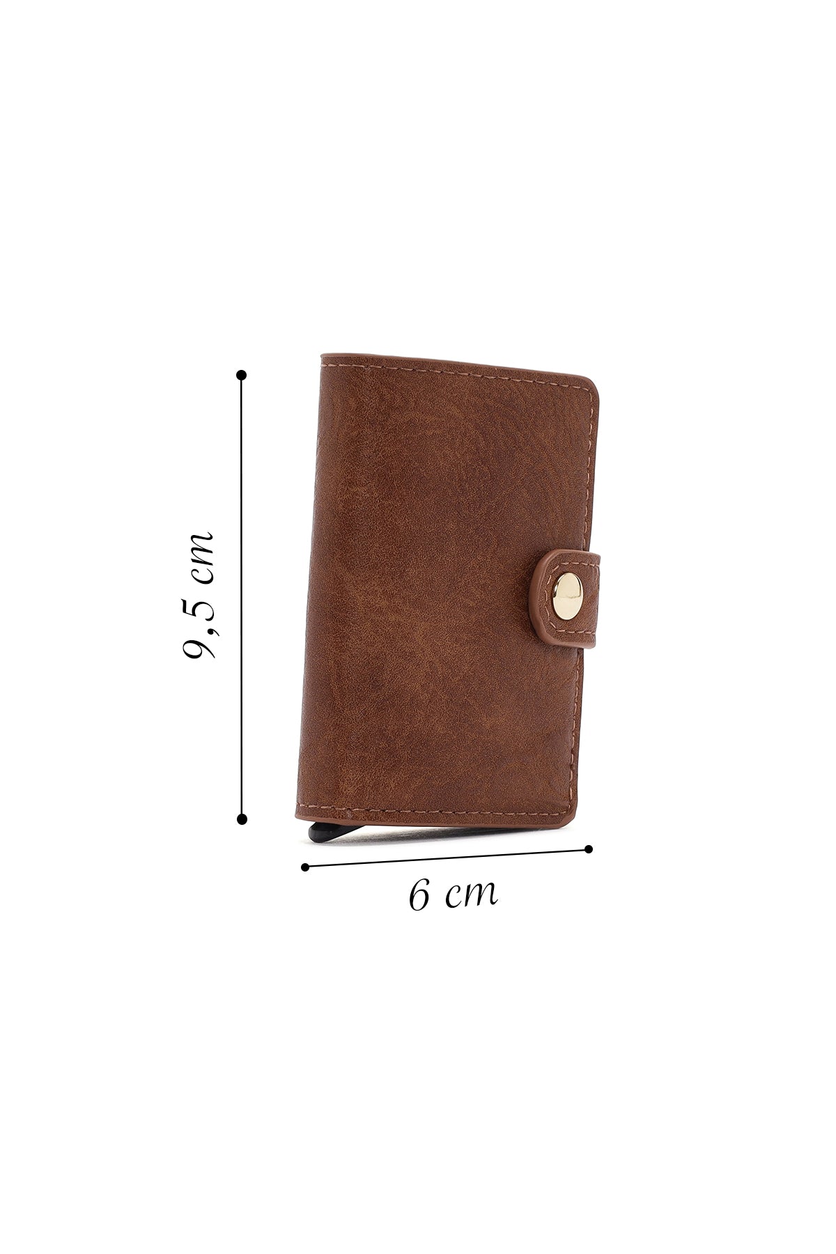 Erkek Kahverengi Mekanizmalı Cüzdan