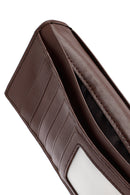 Erkek Kahverengi Örgülü Deri Cüzdan | Derimod