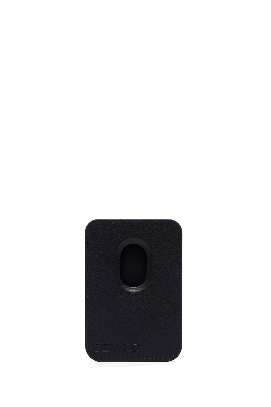Men's Black Leather Magnetic Wallet