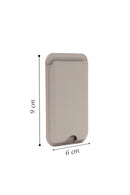 Male Grey Leather Magnetic Wallet | Derimod