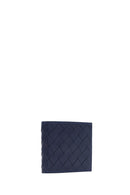 Erkek Lacivert Örgülü Deri Cüzdan | Derimod