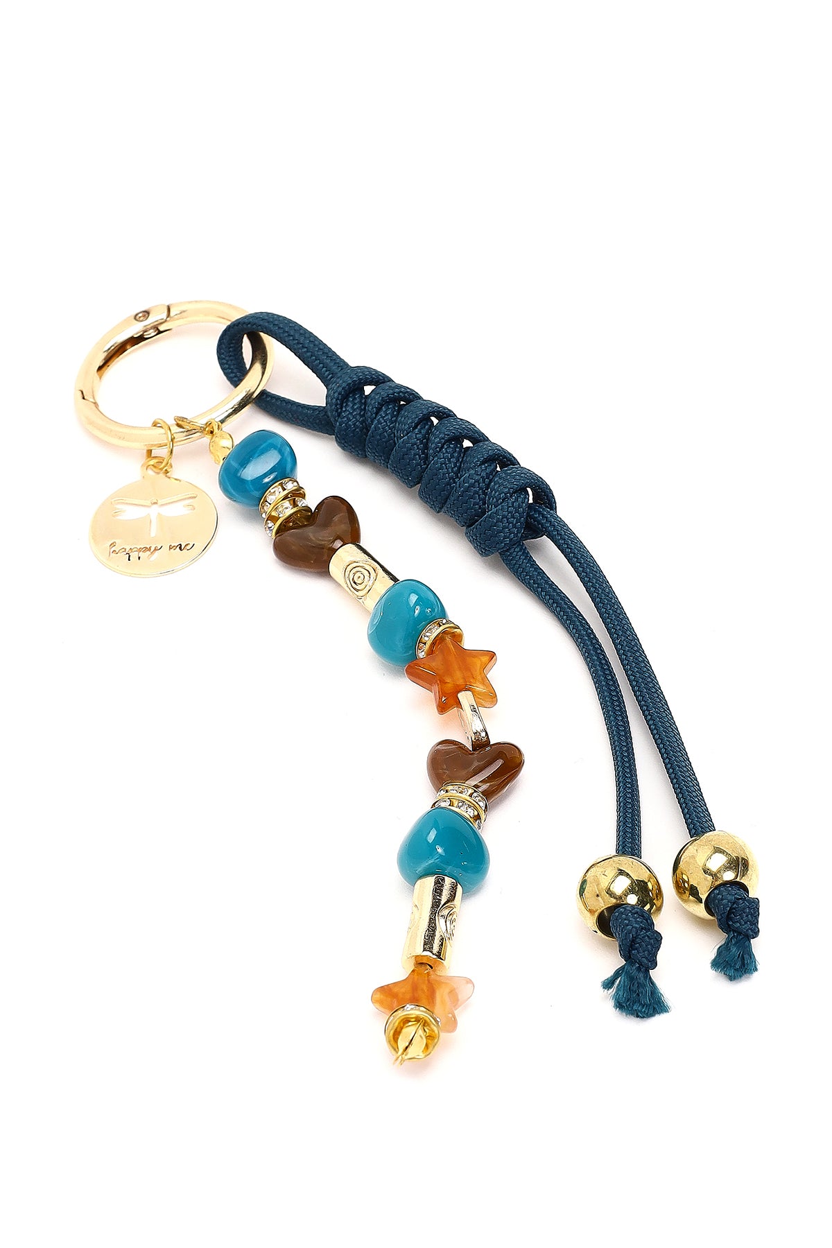 Kadın Mavi Boncuklu Metal Charm