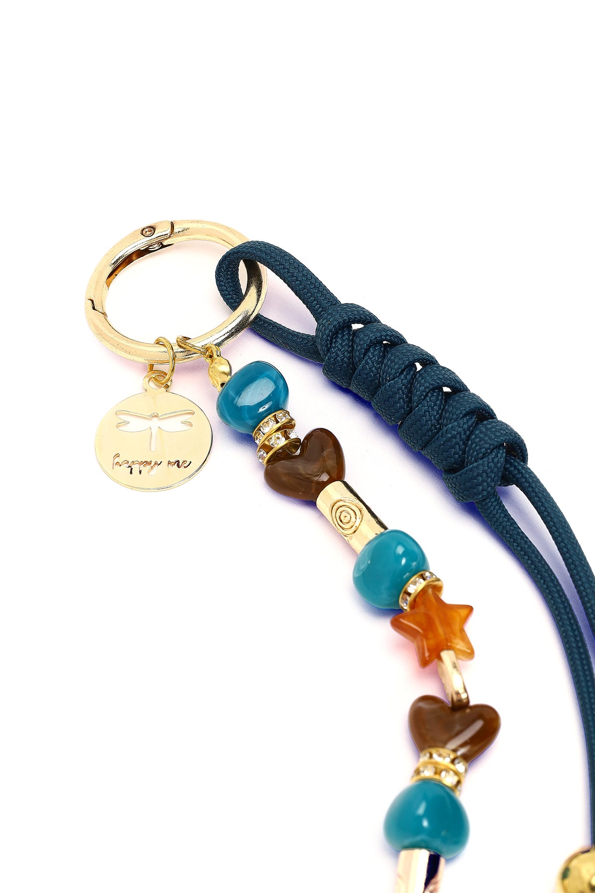 Kadın Mavi Boncuklu Metal Charm