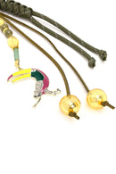 Kadın Yeşil Boncuklu Metal Charm | Derimod