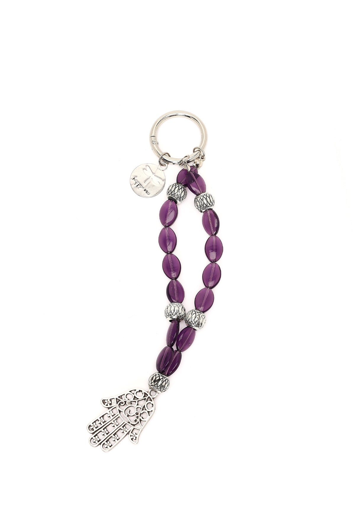 Kadın Mor Boncuklu Metal Charm 000A2D470914 | Derimod