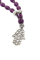 Kadın Mor Boncuklu Metal Charm | Derimod