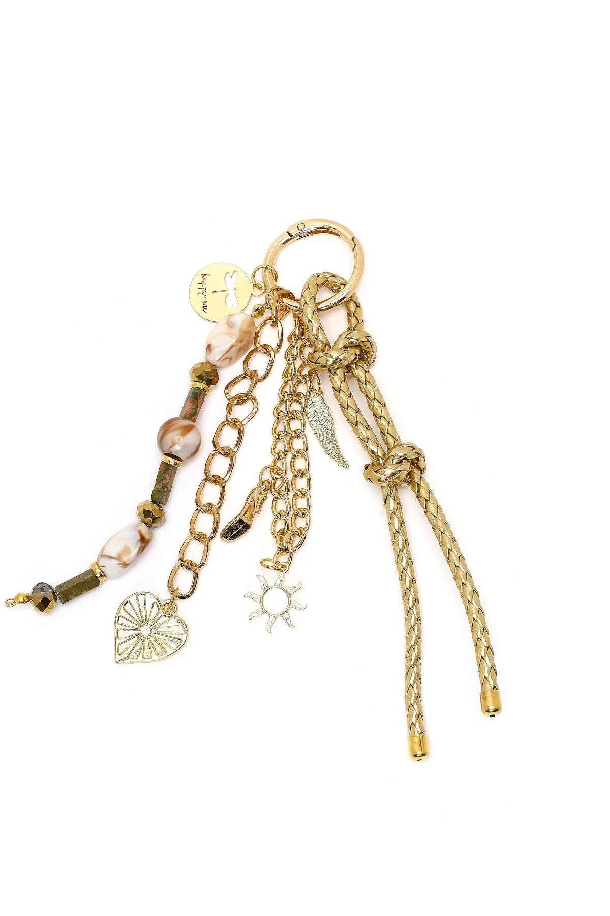 Kadın Altın Zincir Detaylı Boncuklu Metal Charm 000A2D471014 | Derimod