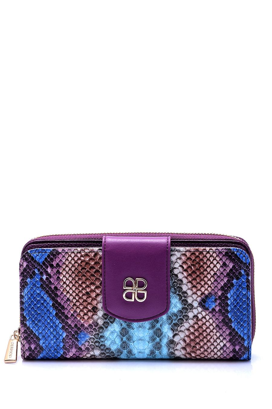 Women's Crocodile Pattern Wallet 000A2D506840 | Derimod