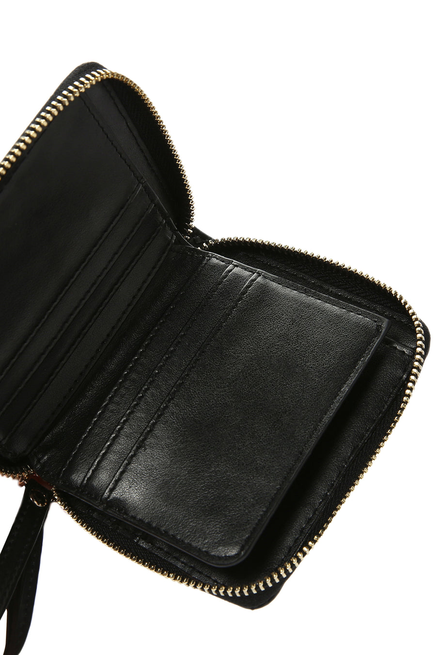 Women's Black Quilted Wallet