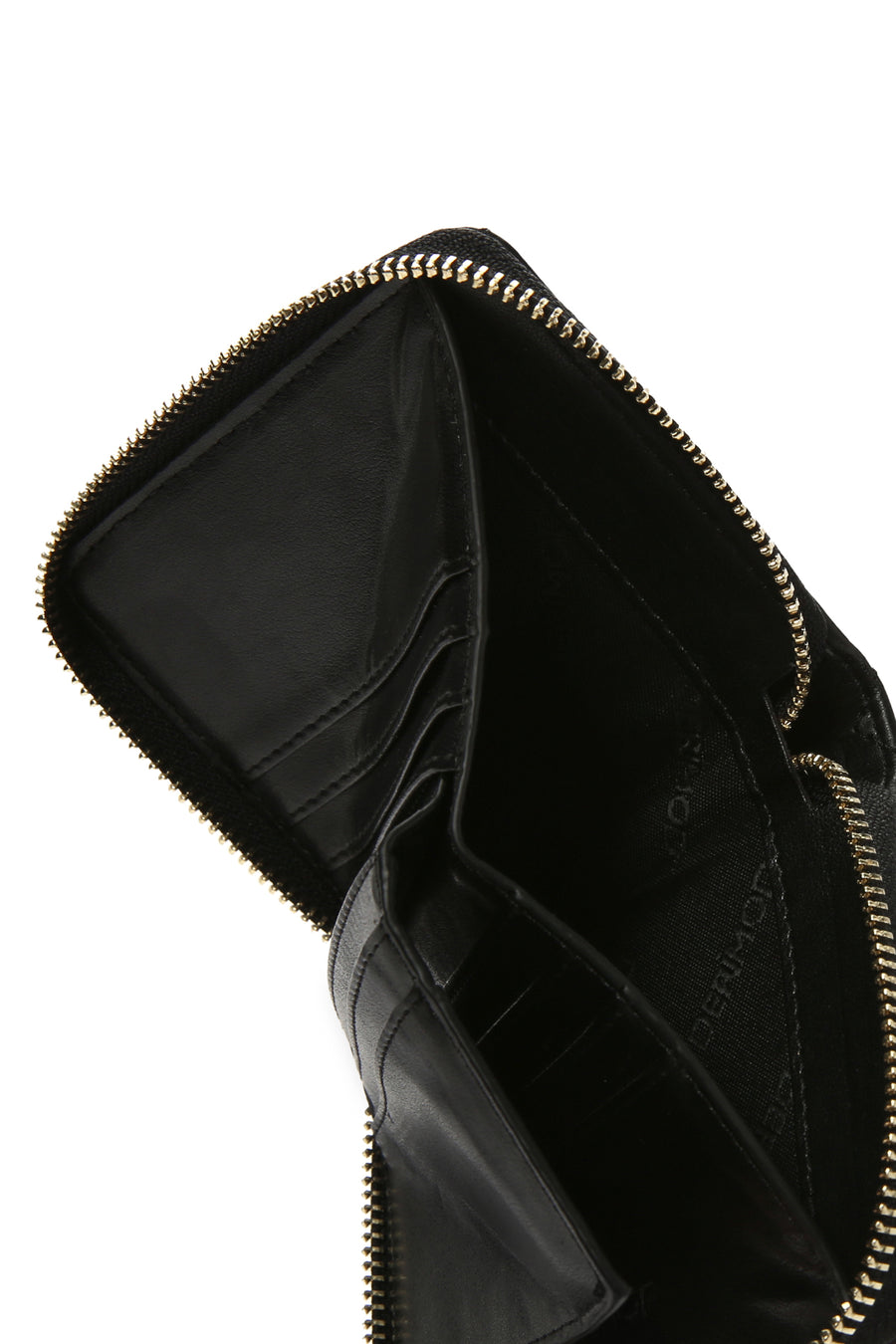 Women's Black Quilted Wallet