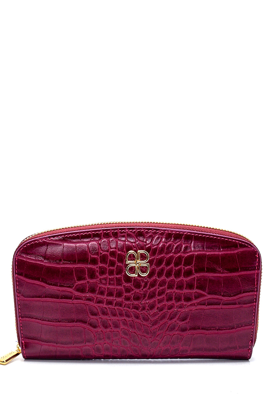 Women's Crocodile Pattern Wallet 000A2D5085E3 | Derimod