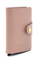 Women's Leather Printed Card Holder | Derimod