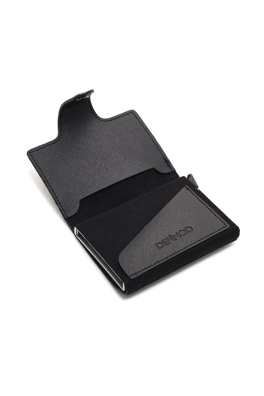 Women's Black Mechanical Card Holder