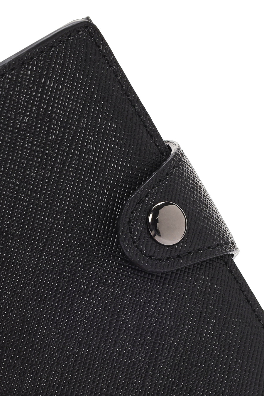 Women's Black Mechanical Card Holder