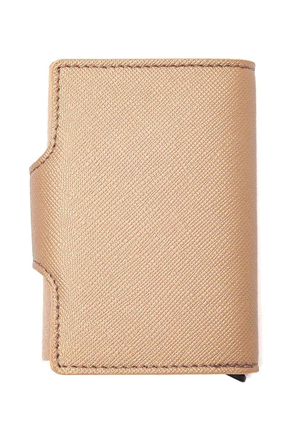 Women's Gold Mechanism Card Holder