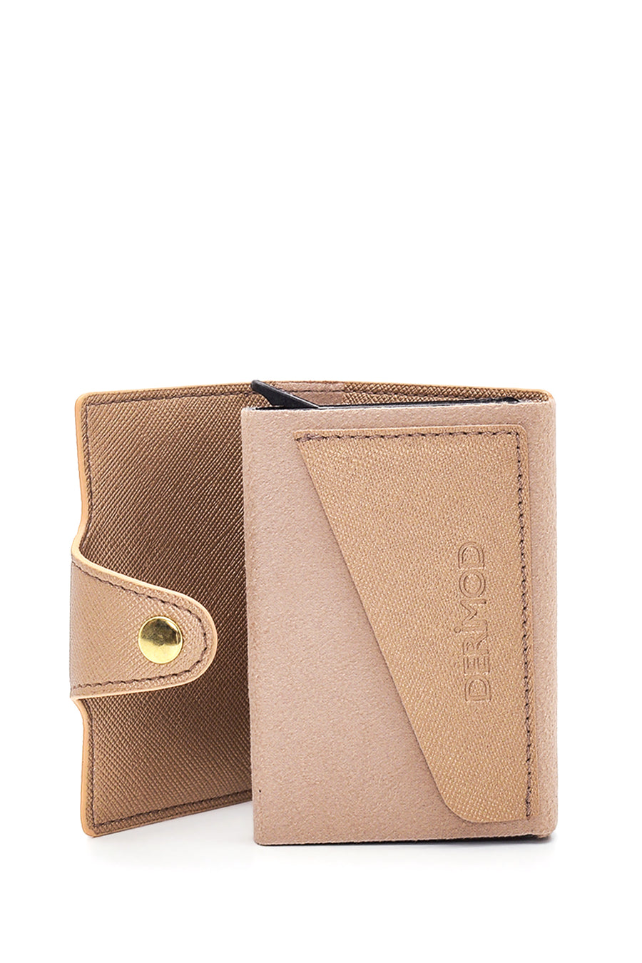 Women's Gold Mechanism Card Holder