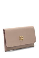 Women's Leather Printed Wallet | Derimod