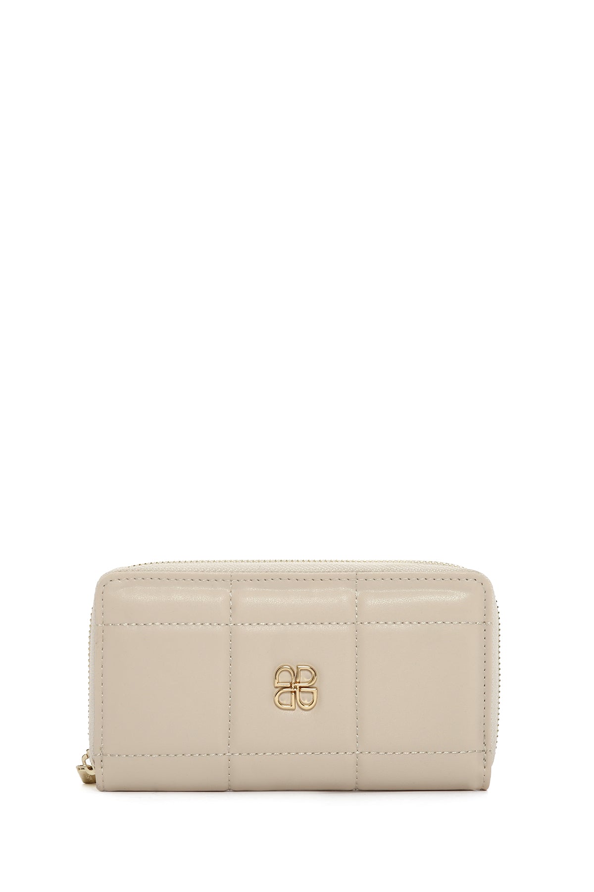 Kadın Bej Kapitone Cüzdan 000A2D5098KP | Derimod