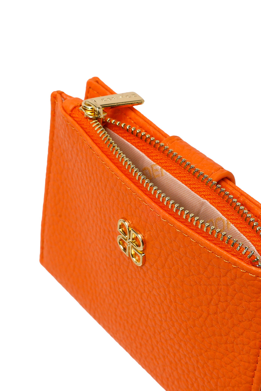 Woman Orange Cardholder