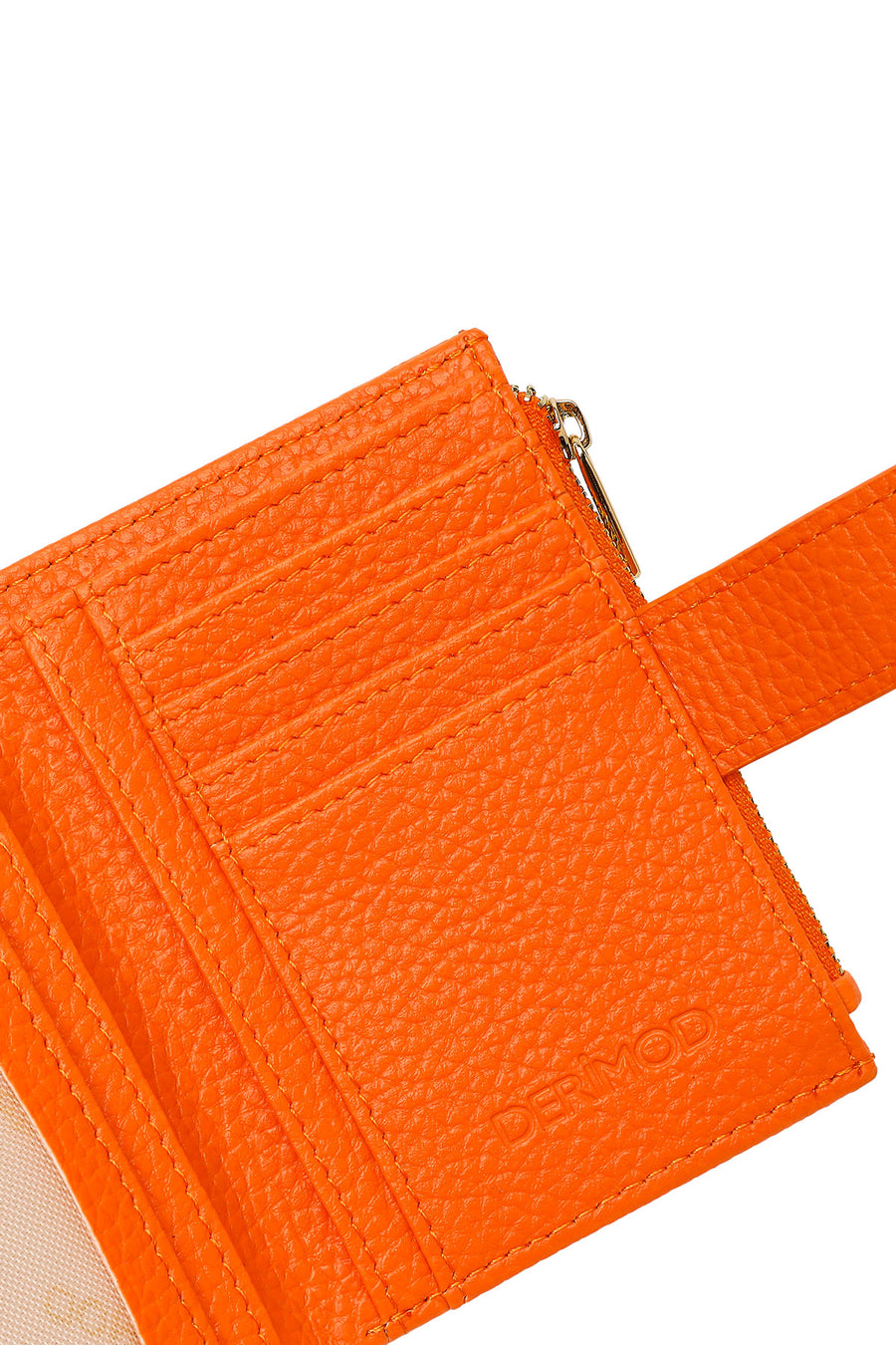 Woman Orange Cardholder