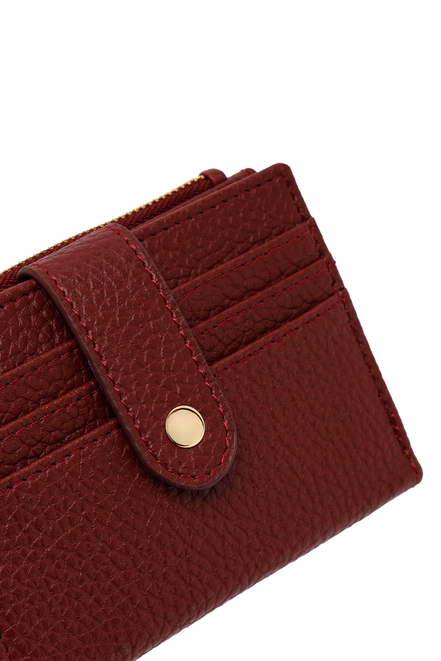 Woman Burgundy Card Holder