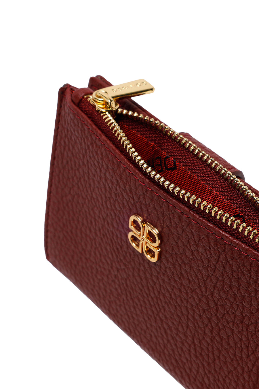 Woman Burgundy Card Holder