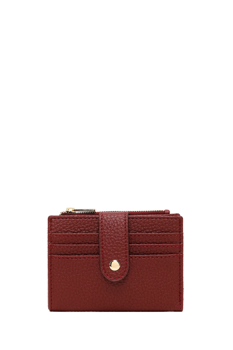 Woman Burgundy Card Holder